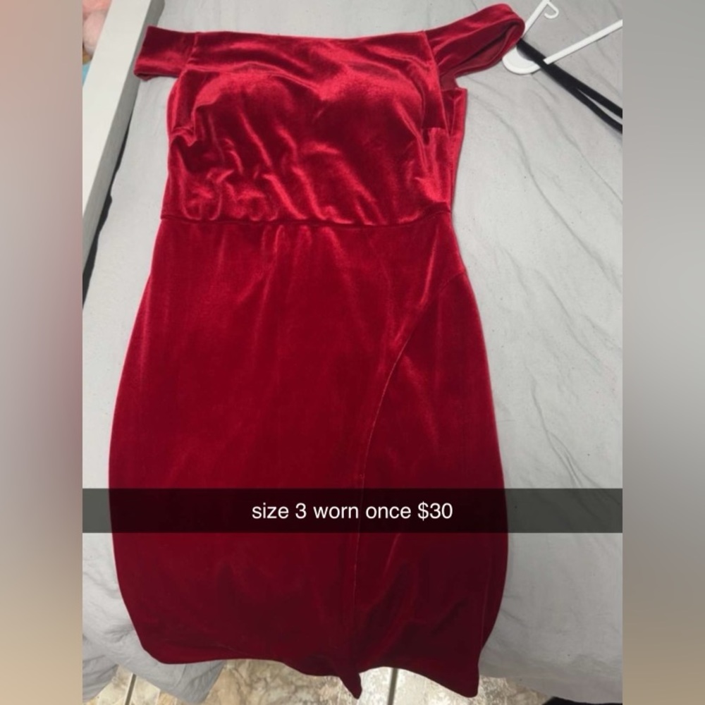 Suede dress